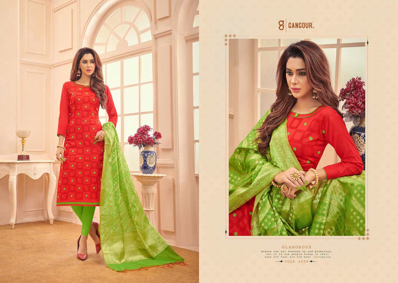 Chunri Vol-4 Gangour Nx Cotton Dress Materials Chunri Vol-4 Gangour Nx Cotton Dress Materials